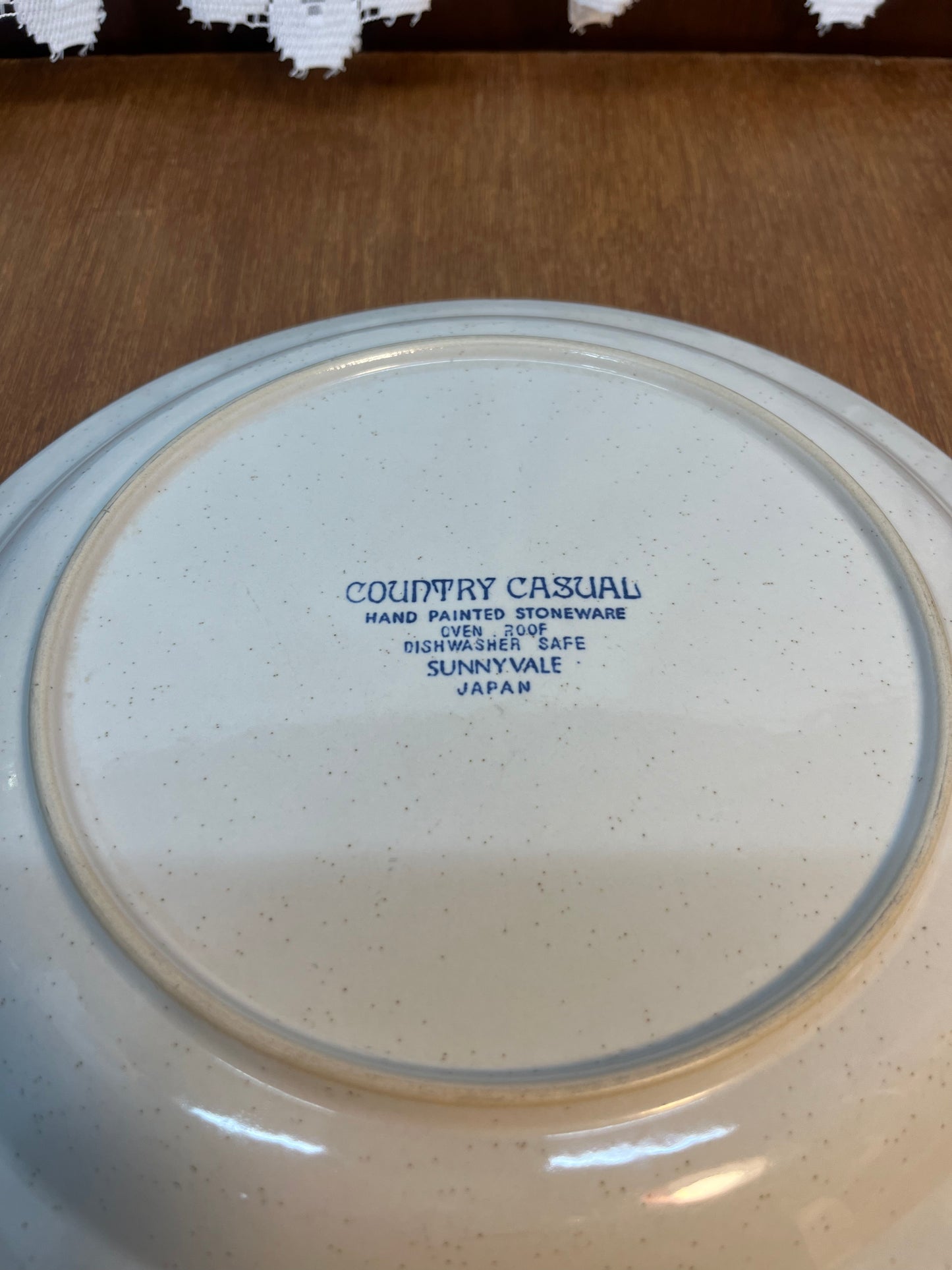 Sunnyvale Country Casual Stoneware Plate