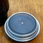 Vintage Amber Glass Jar With Lid