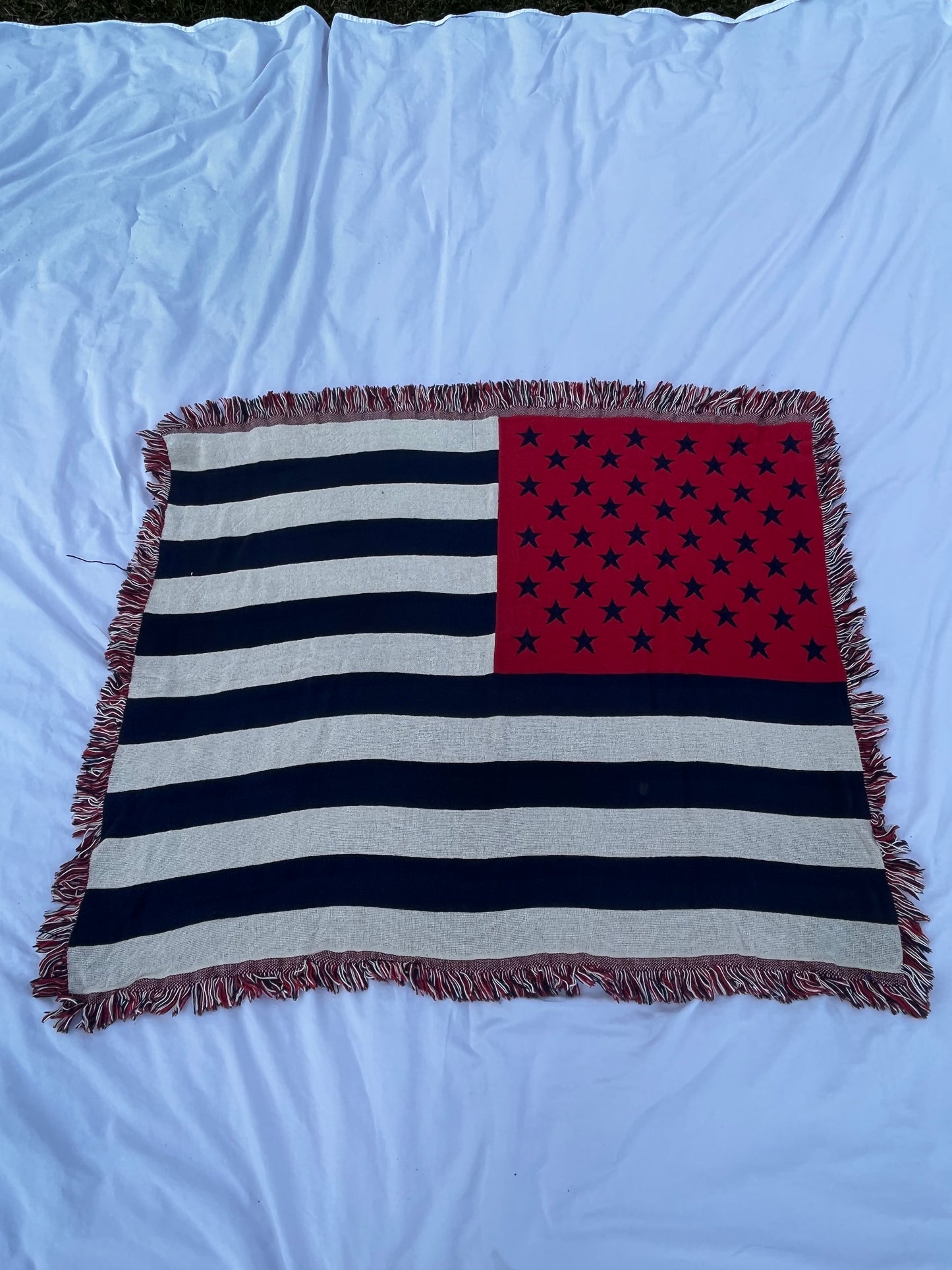 American Flag Throw Blanket