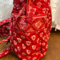 Vibrant Red Pattern Vera Bradley Backpack