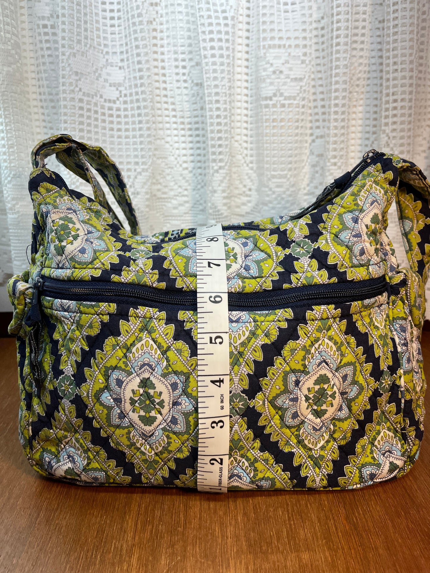 Blue & Green Vera Bradley Cambridge Cross Shoulder Bag & Wallet