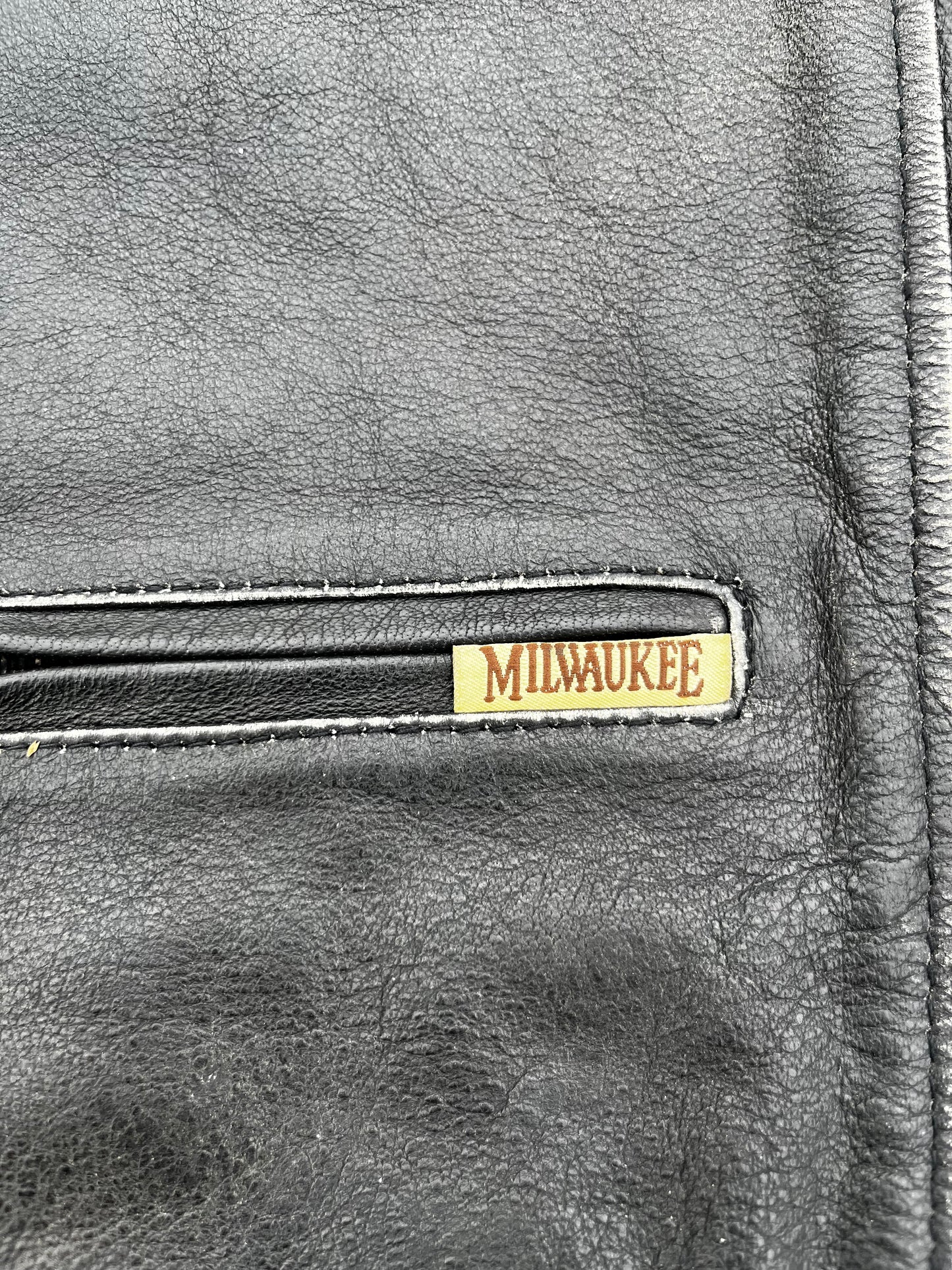 Vintage Collection Distressed Milwaukee Motorcycle Vest