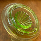 Vintage Small Uranium Glass Juicer