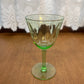 Set of 4 Vintage Uranium Martini/Dessert Glasses