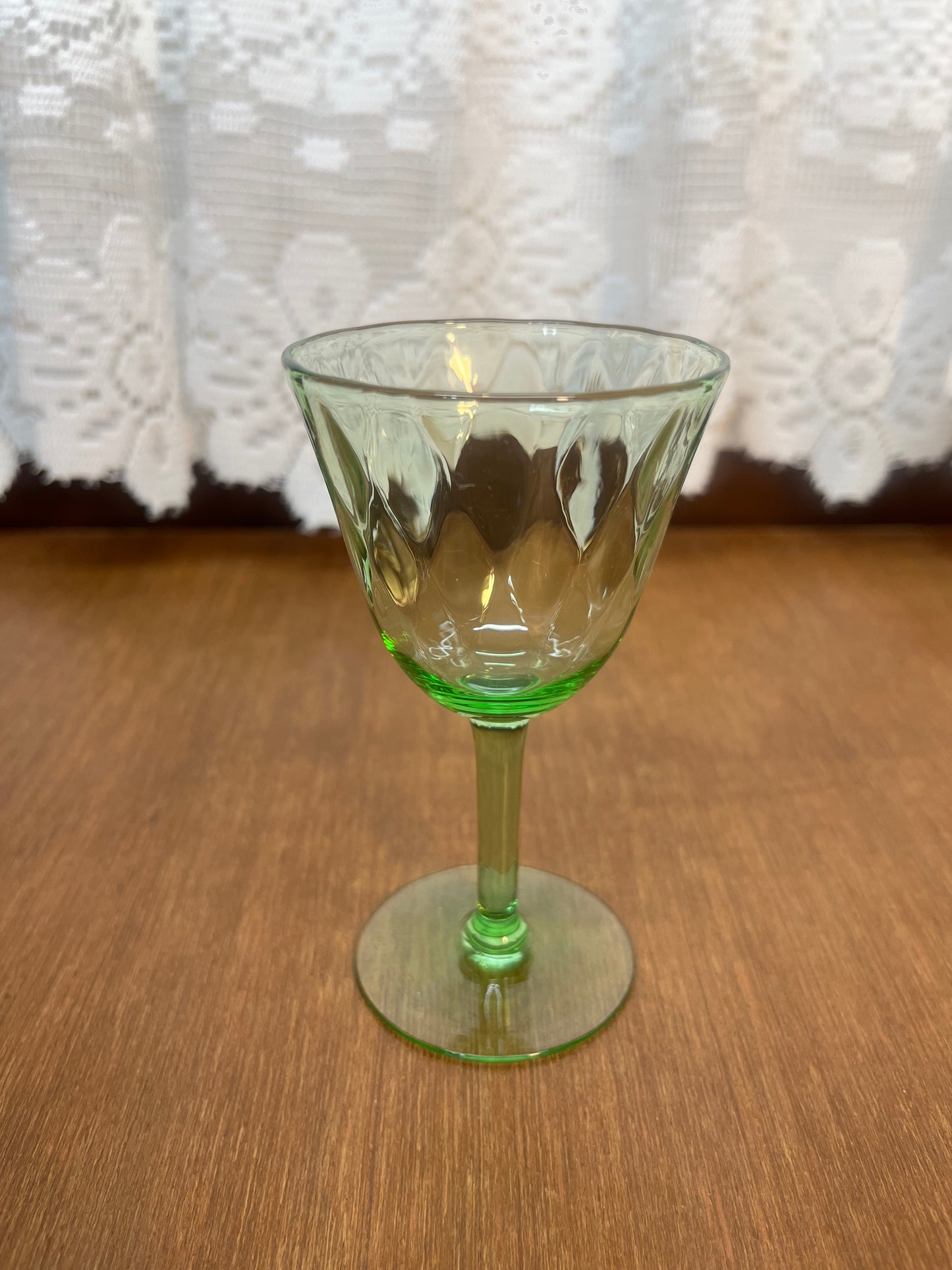 Set of 4 Vintage Uranium Martini/Dessert Glasses