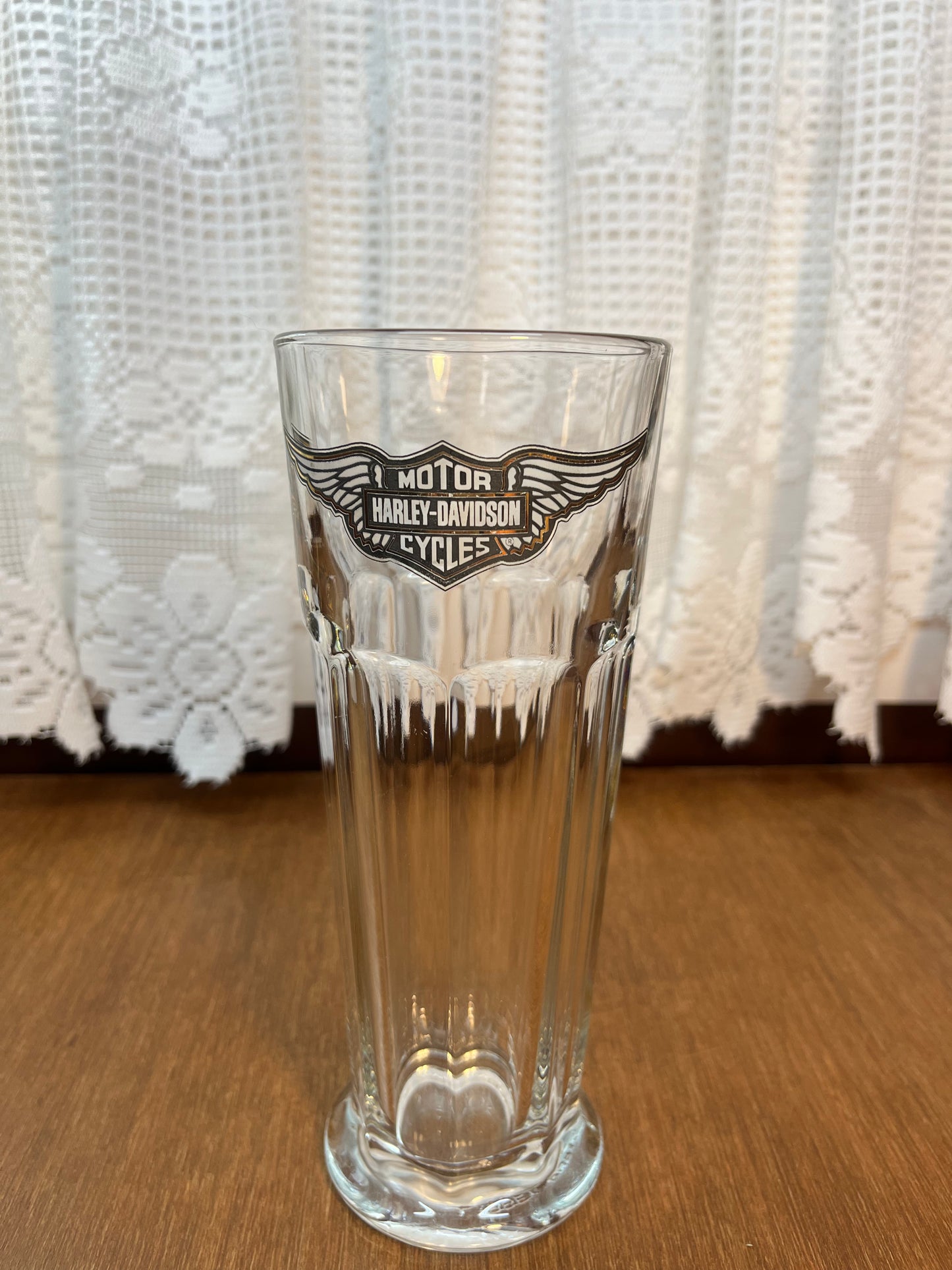 Glass Harley Davidson Cup