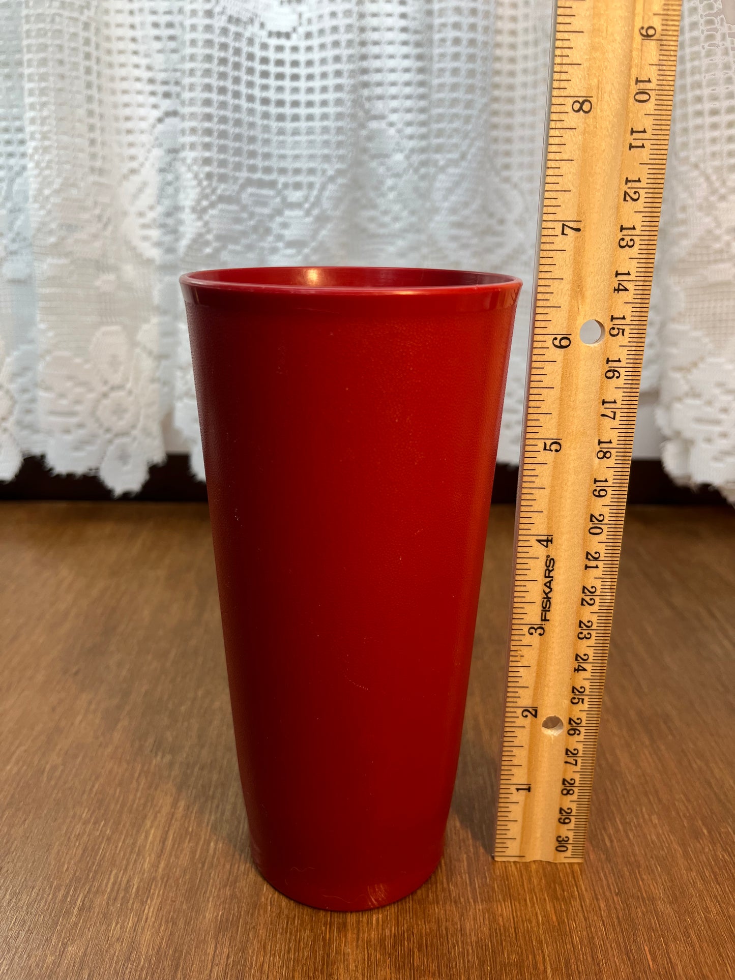 Vintage Red Tupperware Tumbler