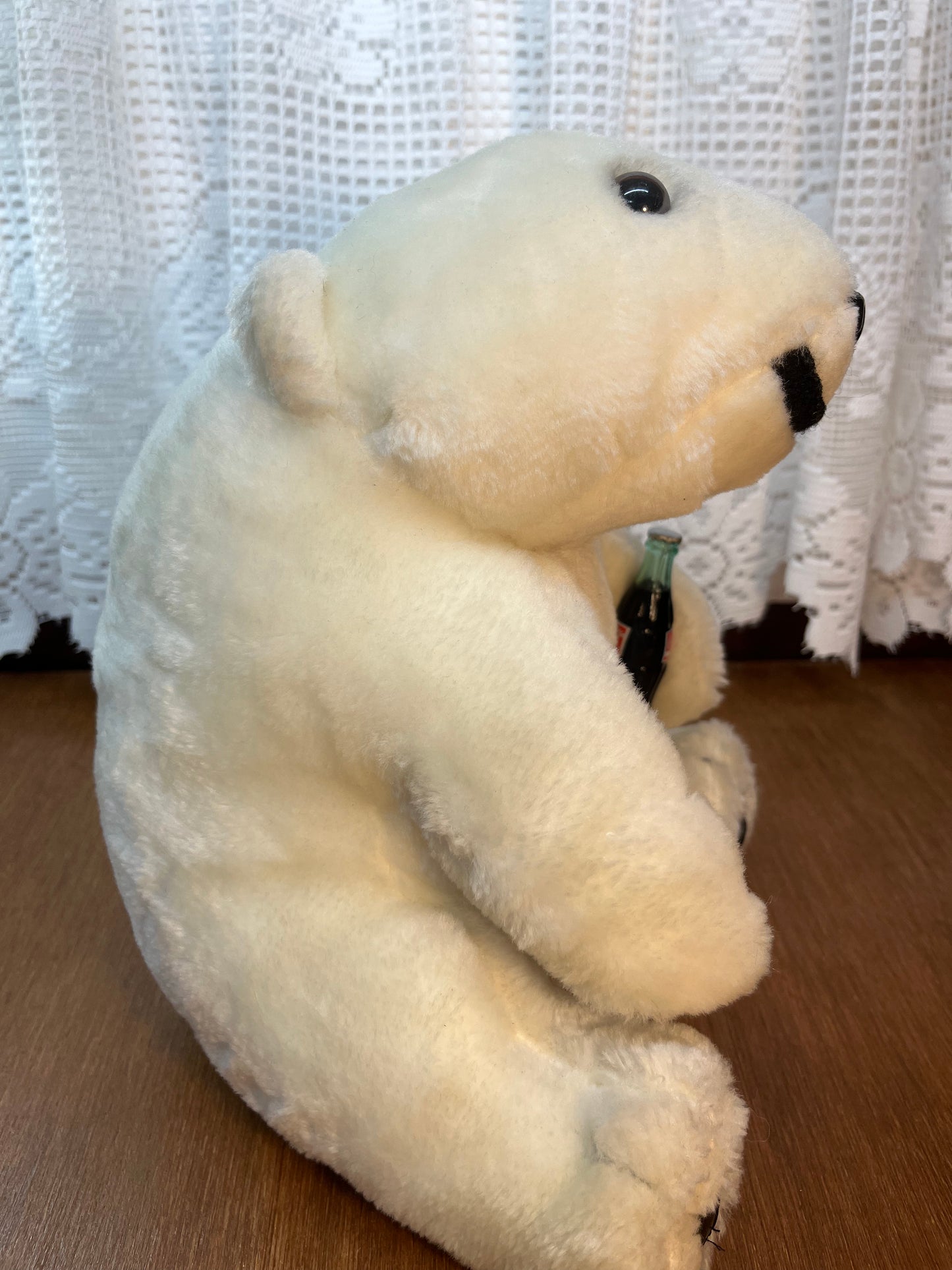 Vintage Medium Coca Cola Polar Bear Plush