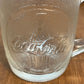 Vintage Frosted Coca Cola Glass Mug