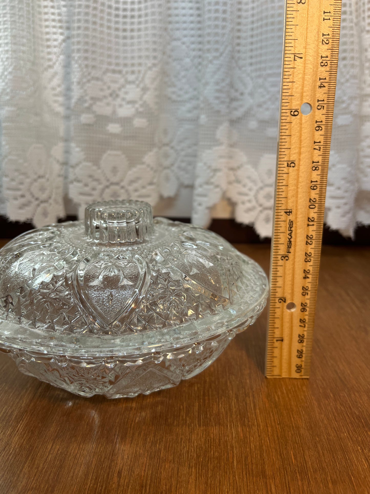 Vintage Pasari Heart Candy Dish With Lid