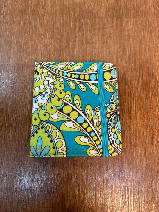 Small Green And Blue Vera Bradley Note Pad