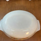 Vintage Milk Glass Fruit Harvest Anchor Hocking 1.5 QT Dish