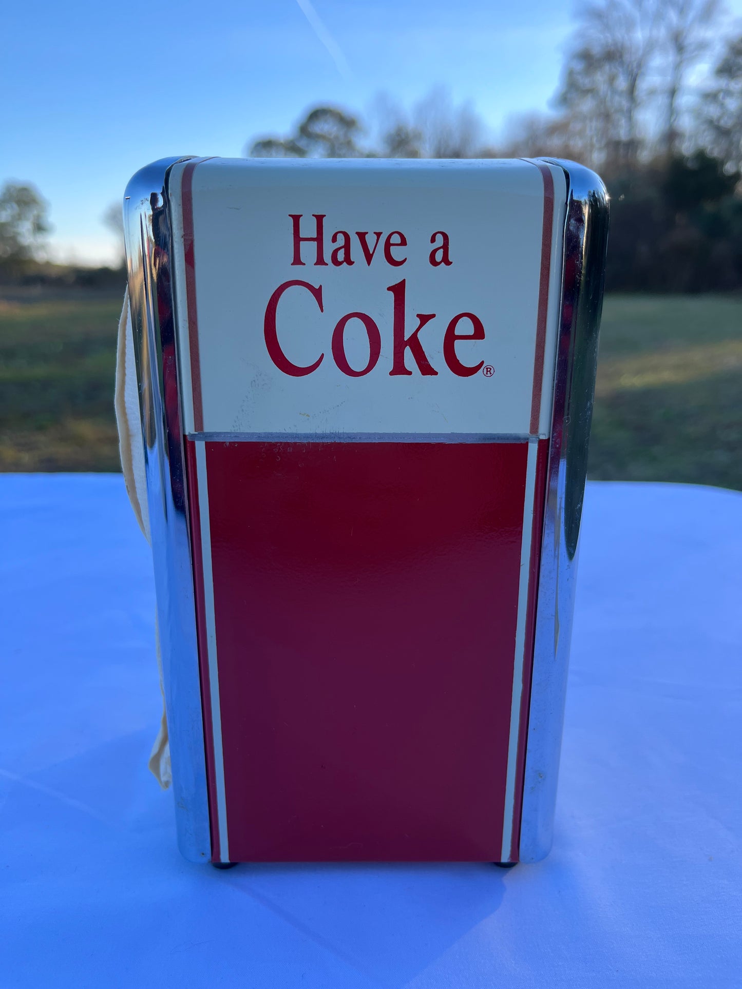 Vintage Coca Cola Napkin Holder