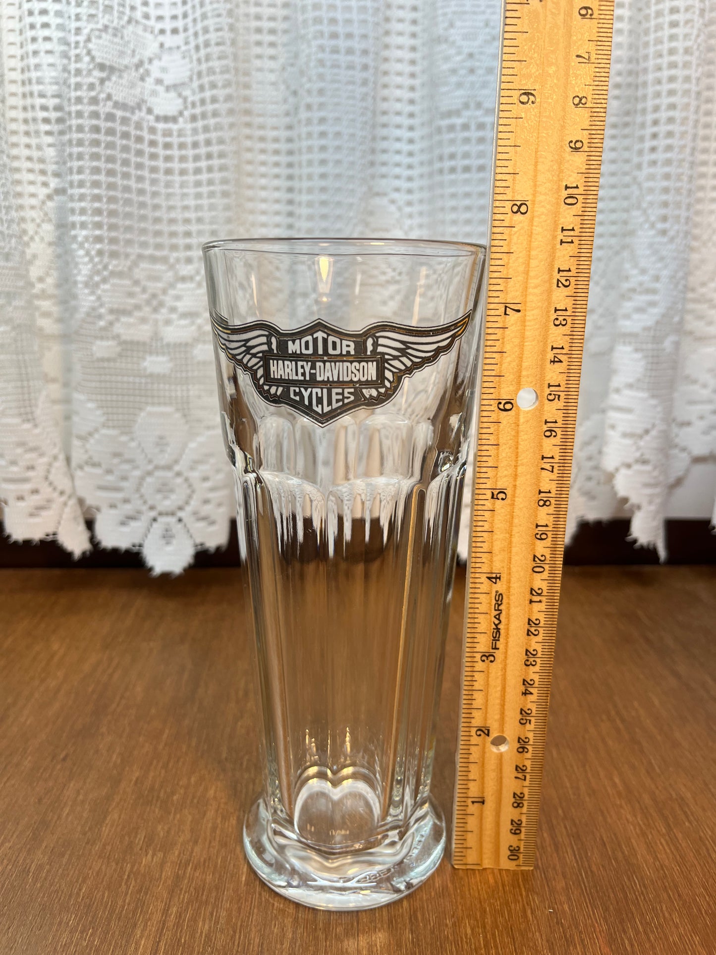 Glass Harley Davidson Cup