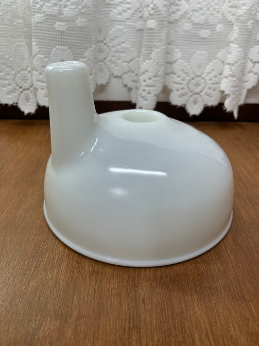 Vintage Milk Glass Sunbeam Mixer Juicer Attachment