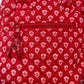 Vibrant Red Pattern Vera Bradley Backpack