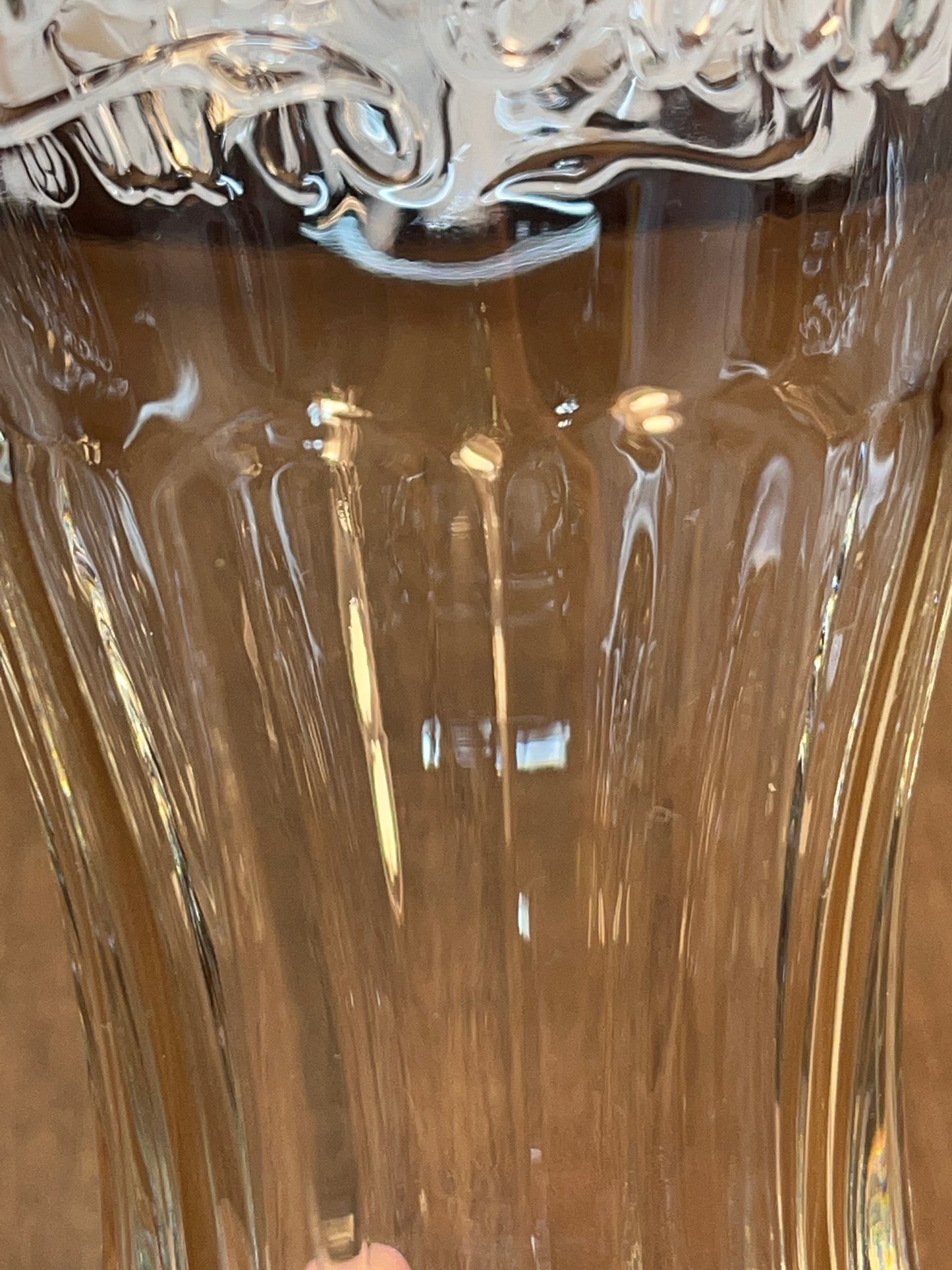 Vintage Clear Coca Cola Glass Collectible