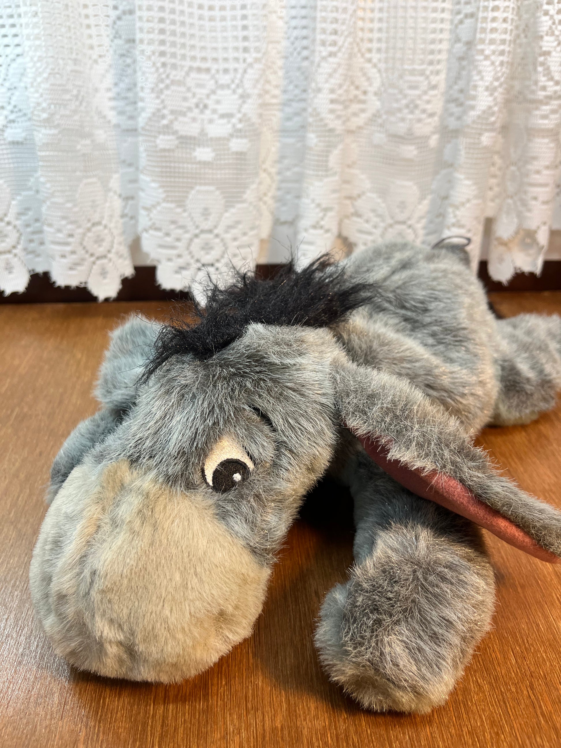 Vintage Eeyore Disney Plush Stuffed Animal Traveling With The Moon s vintage-eeyore-disney-plush-stuffed-animal-traveling-with-the-moon-s