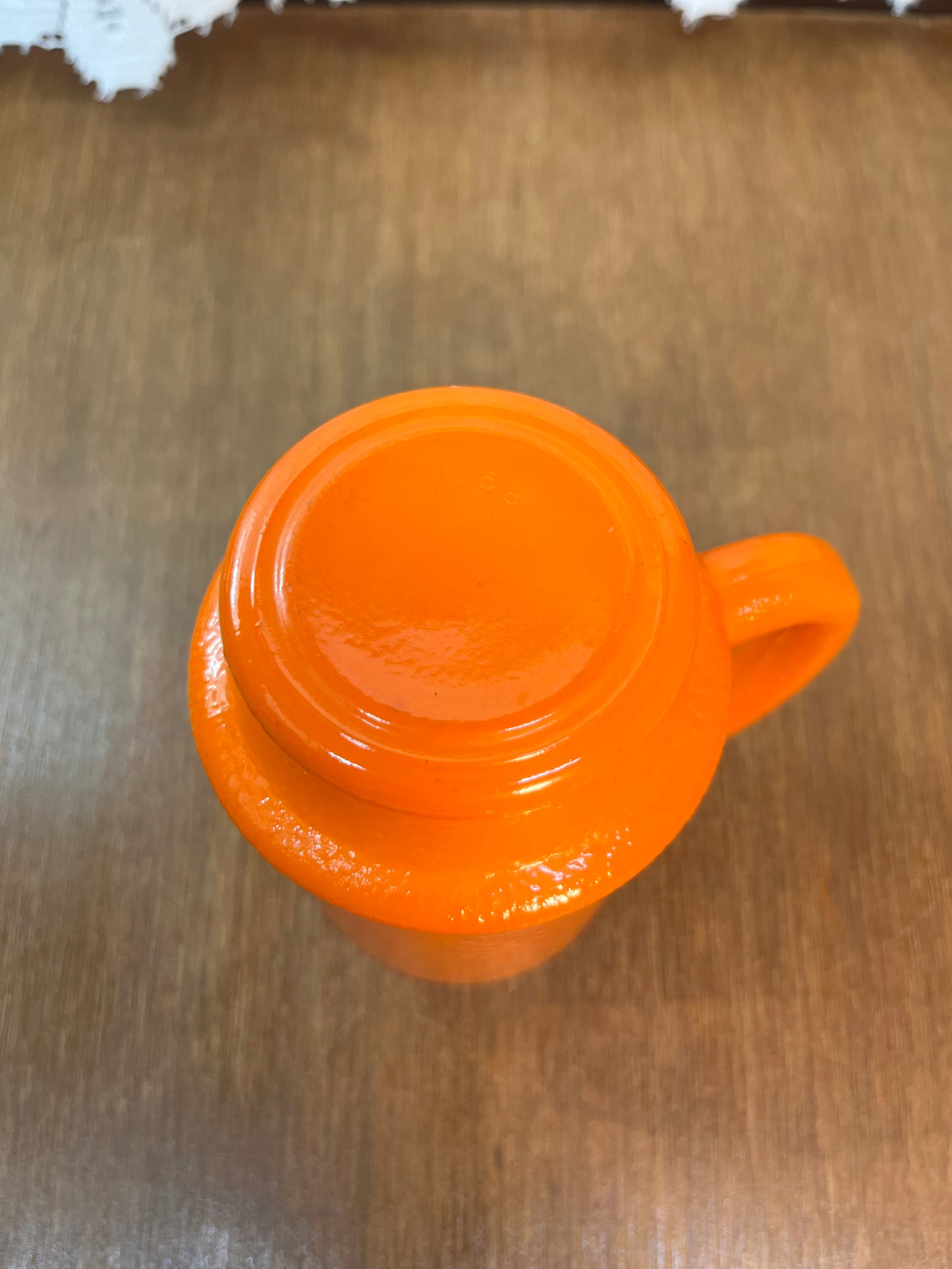 Vintage Orange Fire King Mug