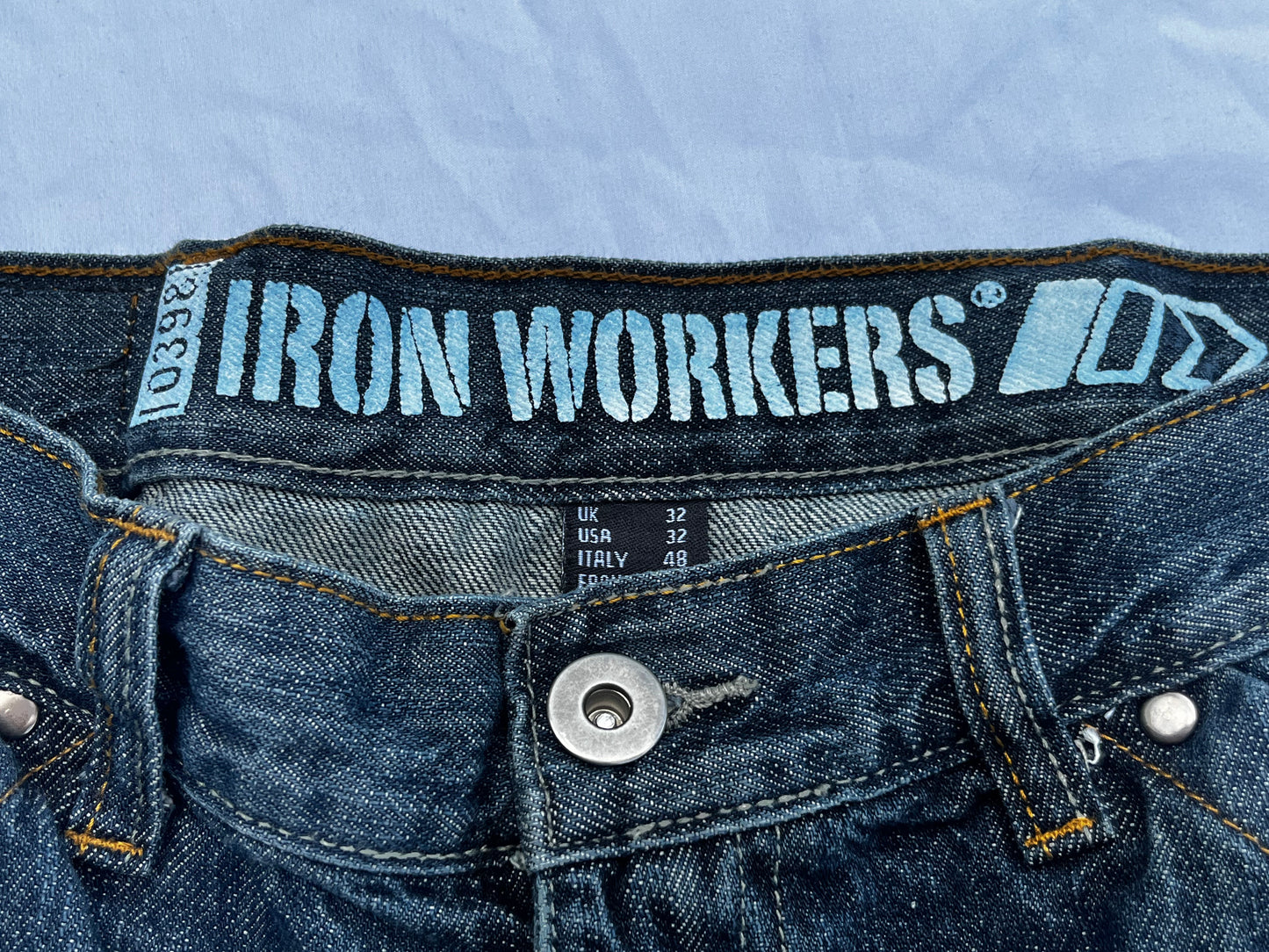 Motorcycle Riding Iron Workers Jeans With Knee Pads