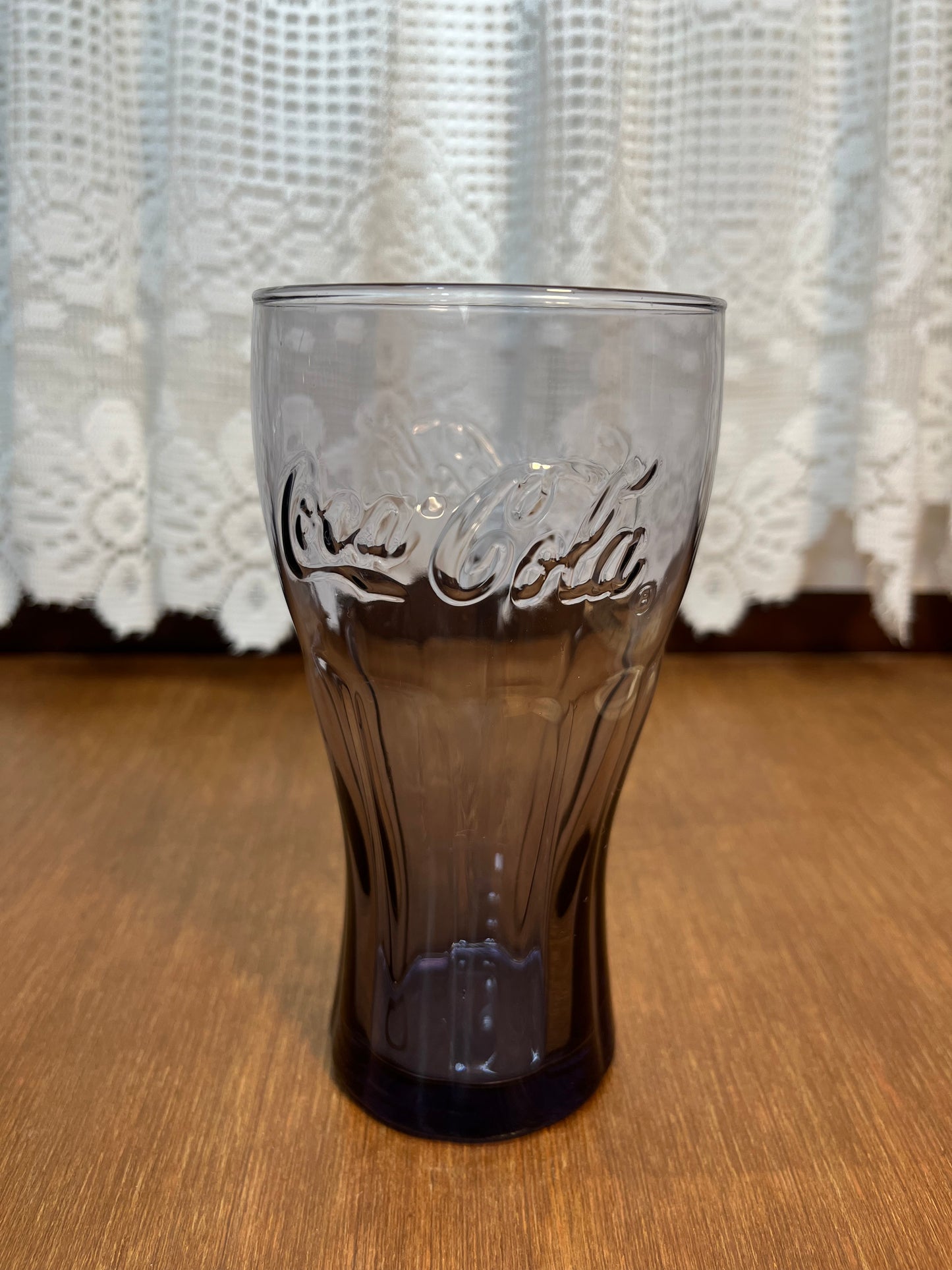 Vintage Light Purple Coca Cola Collectible Glass