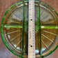 Vintage Uranium Glass Five Part Divided Tray