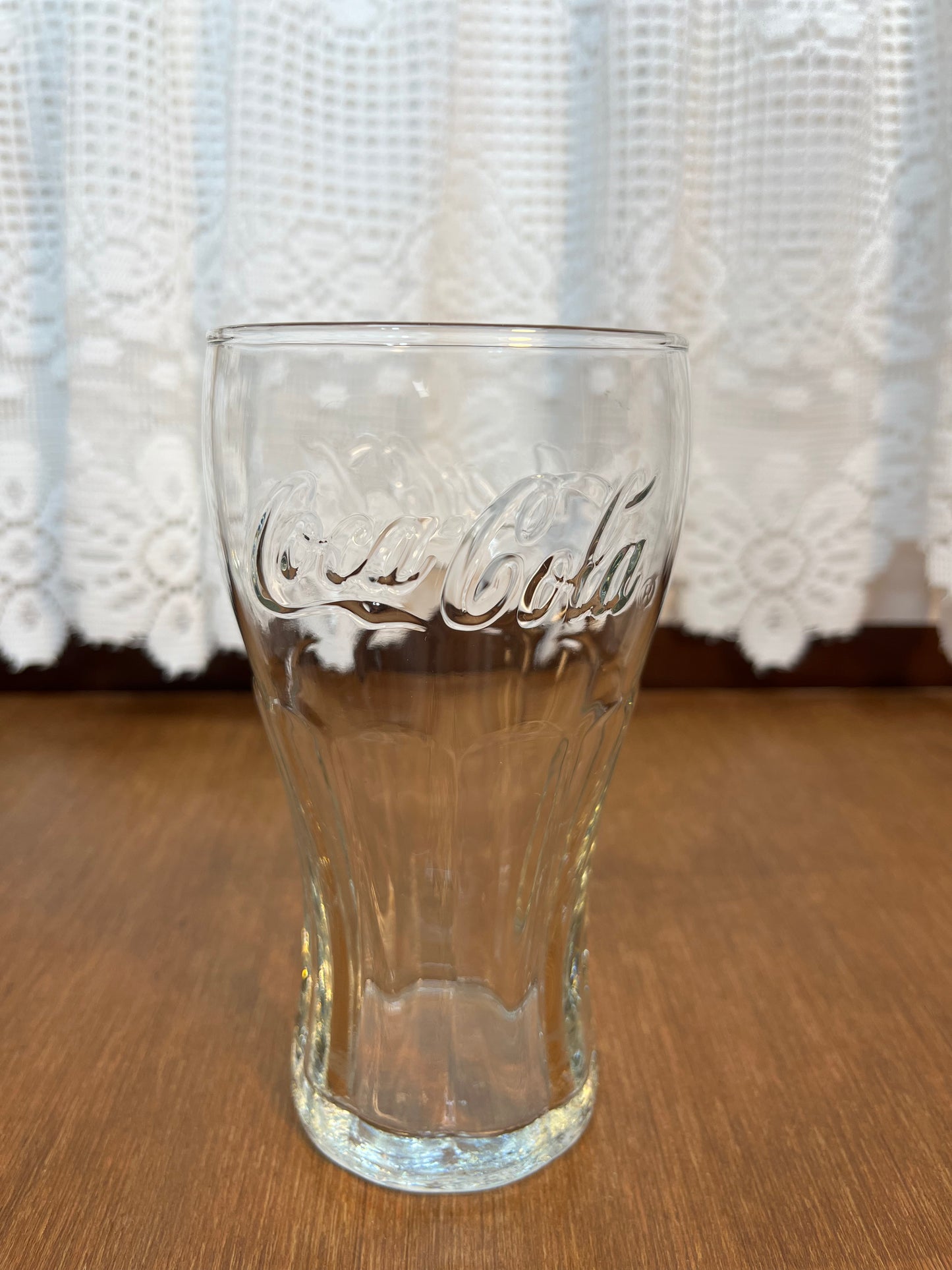 Vintage Clear Coca Cola Glass Collectible