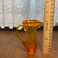 Vintage Miniature Amberina Crackled Pitcher’s