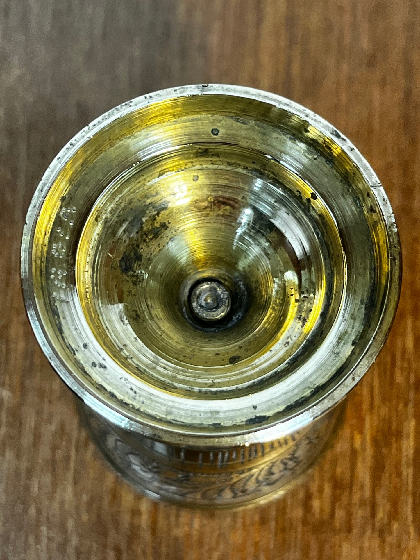 Miniature Brass Goblet