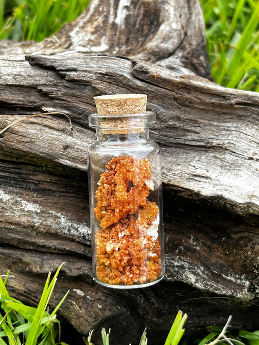 Orange Crystal Geode Trinket