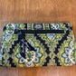 Blue & Green Vera Bradley Cambridge Cross Shoulder Bag & Wallet