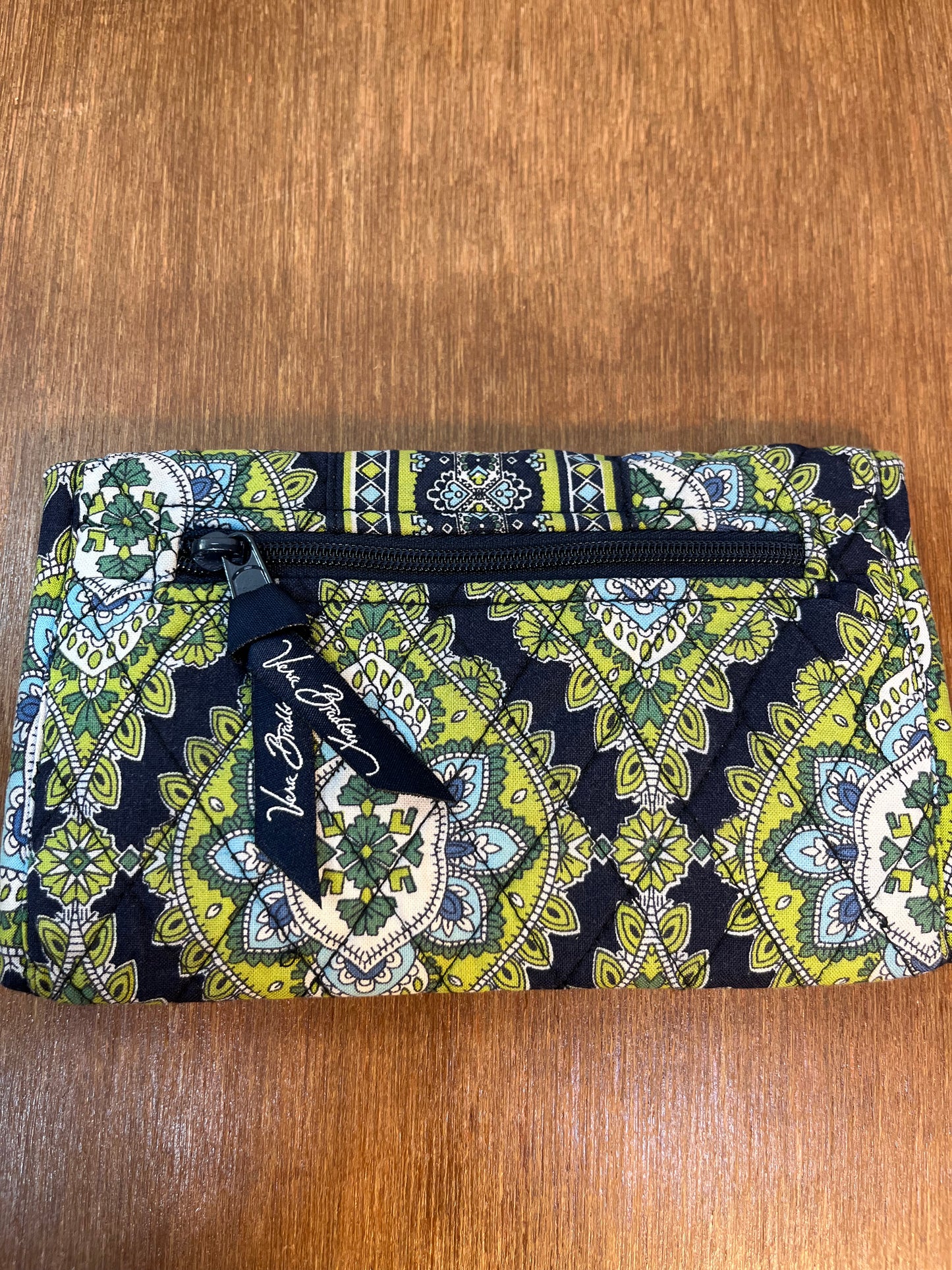 Blue & Green Vera Bradley Cambridge Cross Shoulder Bag & Wallet