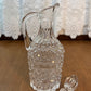 Vintage Clear Diamond Oil/Vinegar Cruet Bottle