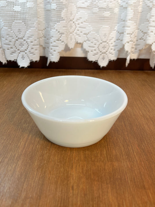 Small Milk Glass Fire King Custard Bowl