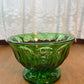 Vintage Emerald Green Pedestal Dish