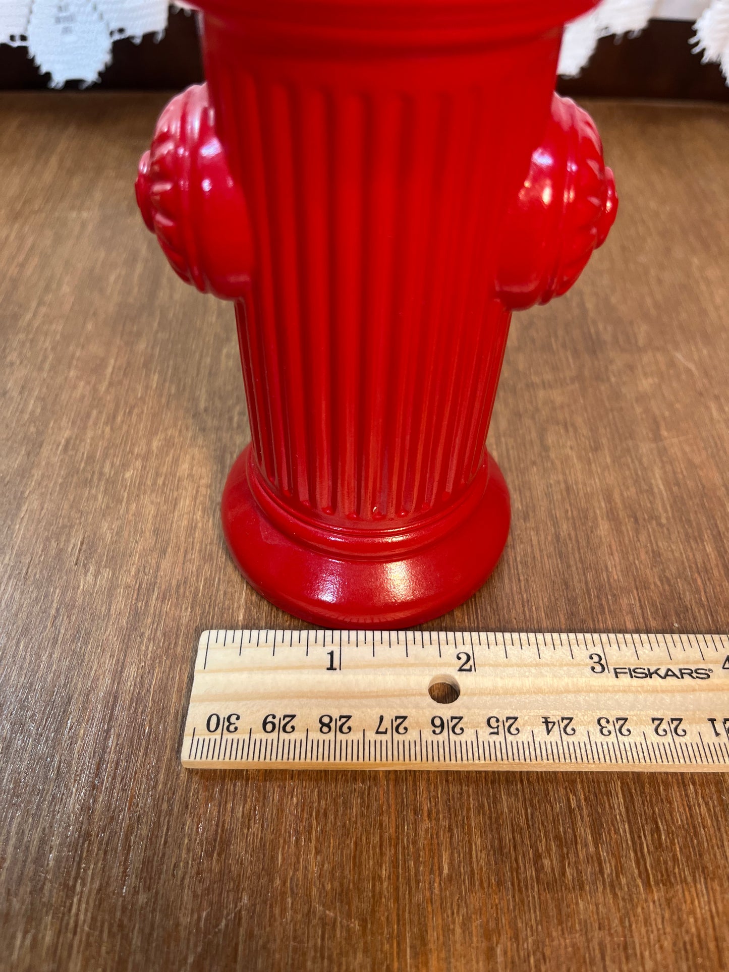 Vintage Red Avon Fire Hydrant After Shave Bottle