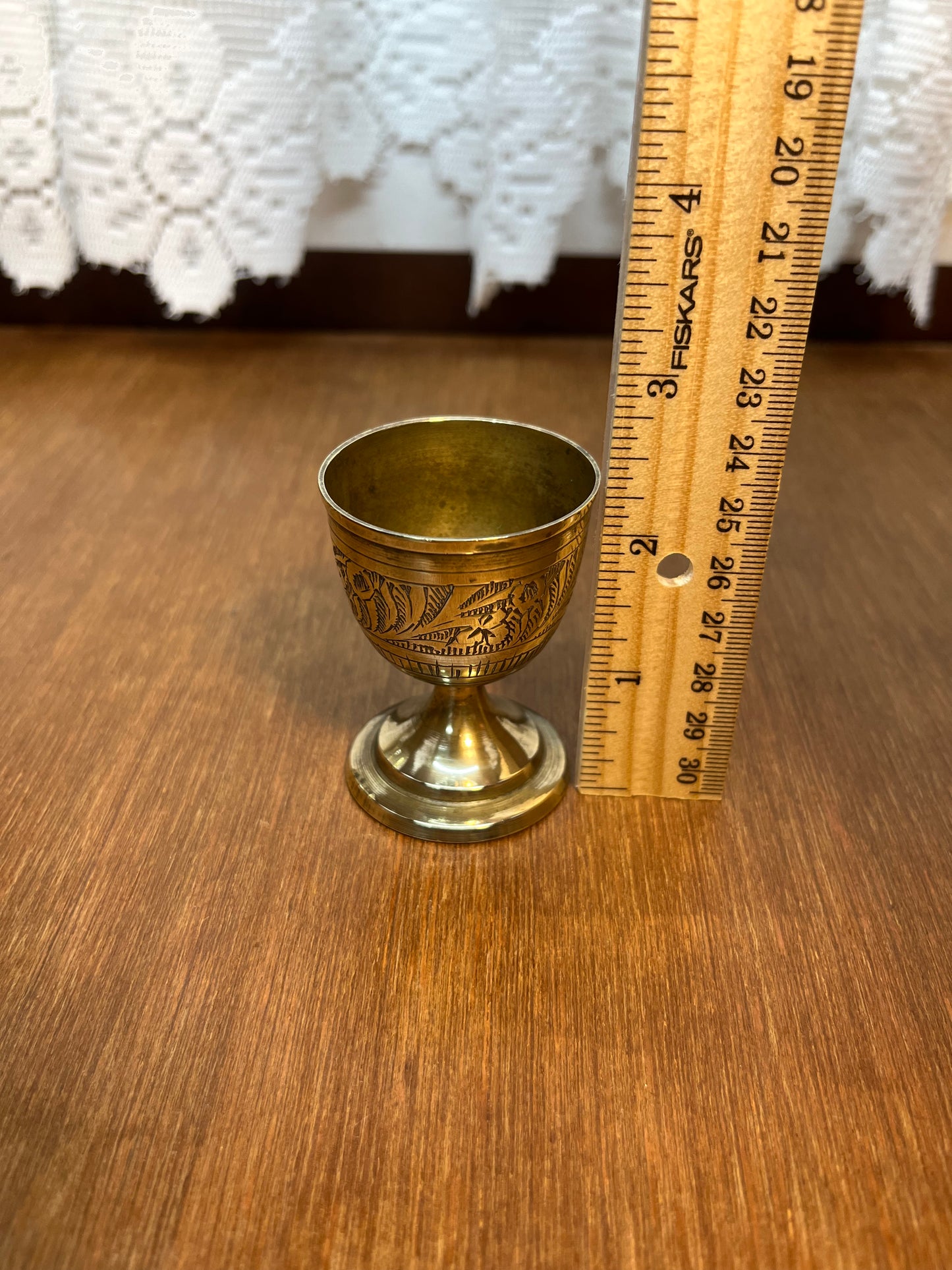 Miniature Brass Goblet