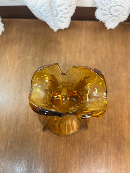 Amber Art Glass Decor