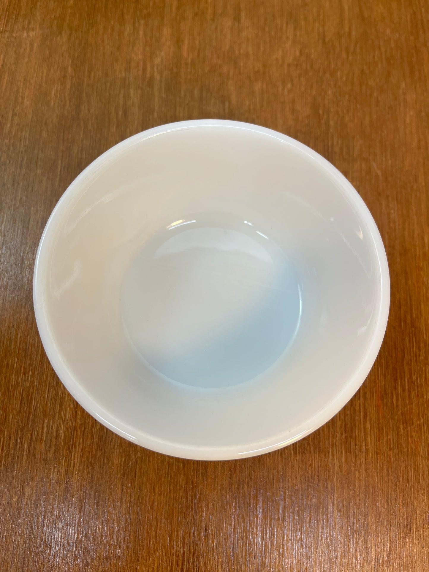 Small Milk Glass Fire King Custard Bowl