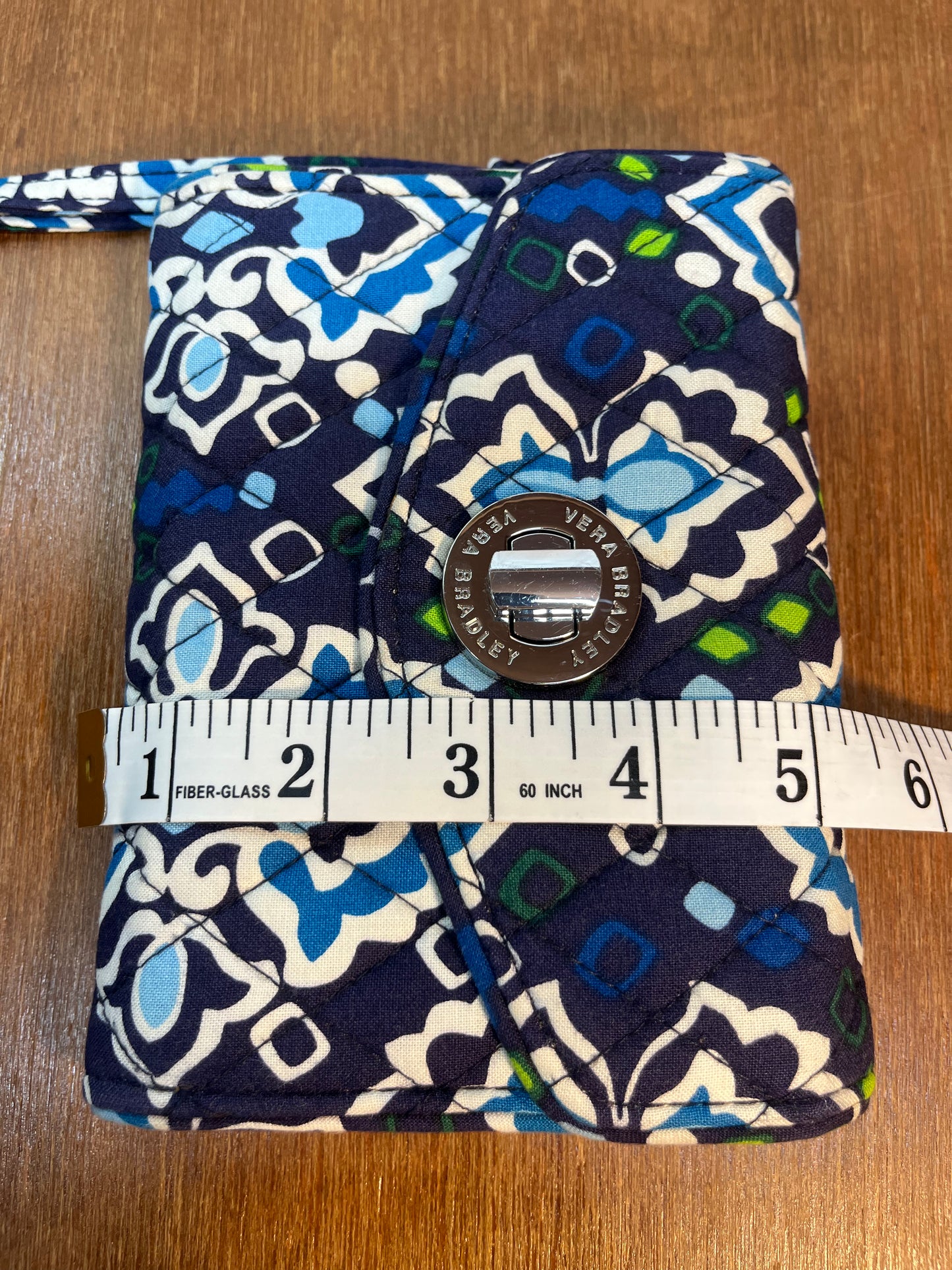 Ink Blue Vera Bradley Wallet Clutch Wristlet