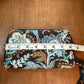 Java Blue Pattern Vera Bradley Wallet Wristlet