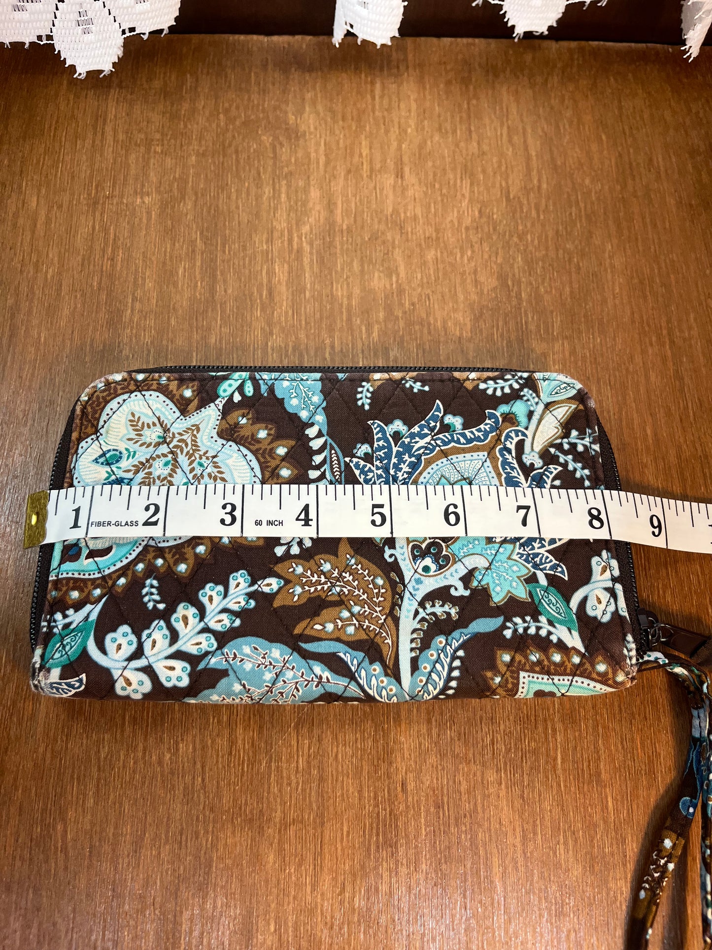 Java Blue Pattern Vera Bradley Wallet Wristlet