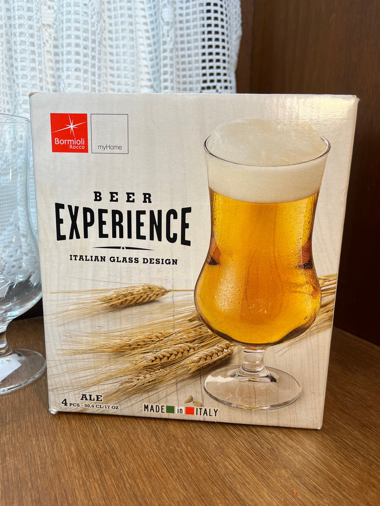 Made In Italy Experience Beer Glasses