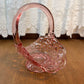 Vintage Light Pink LE Smith Moon And Stars Basket