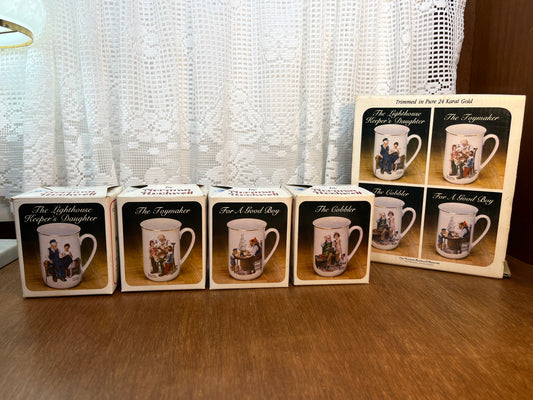 Collectible The Norman Rockwell Mugs