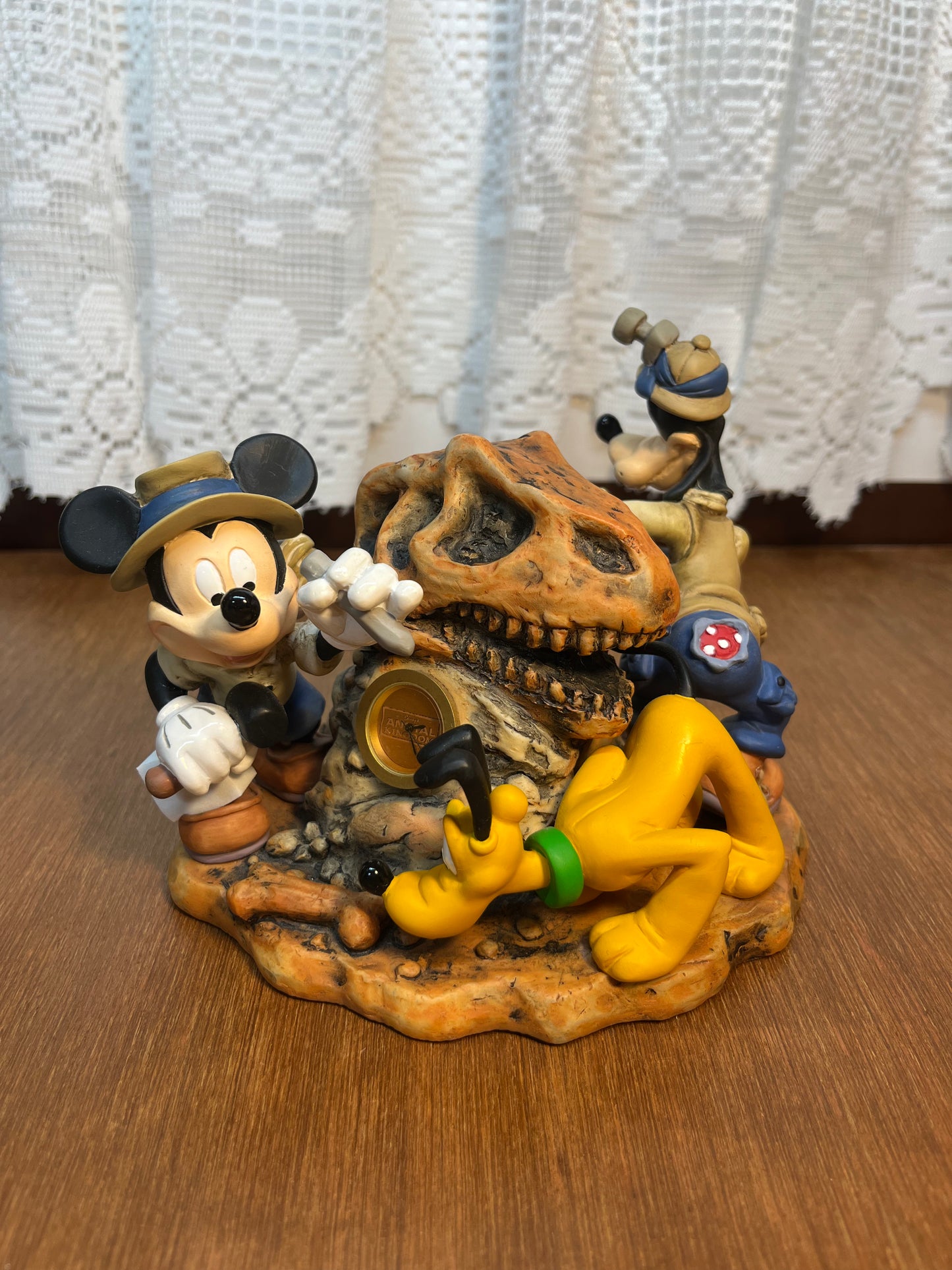 Animal Kingdom Big Dig In The Grave Yard Disney Mickey, Pluto & Goofy Clock