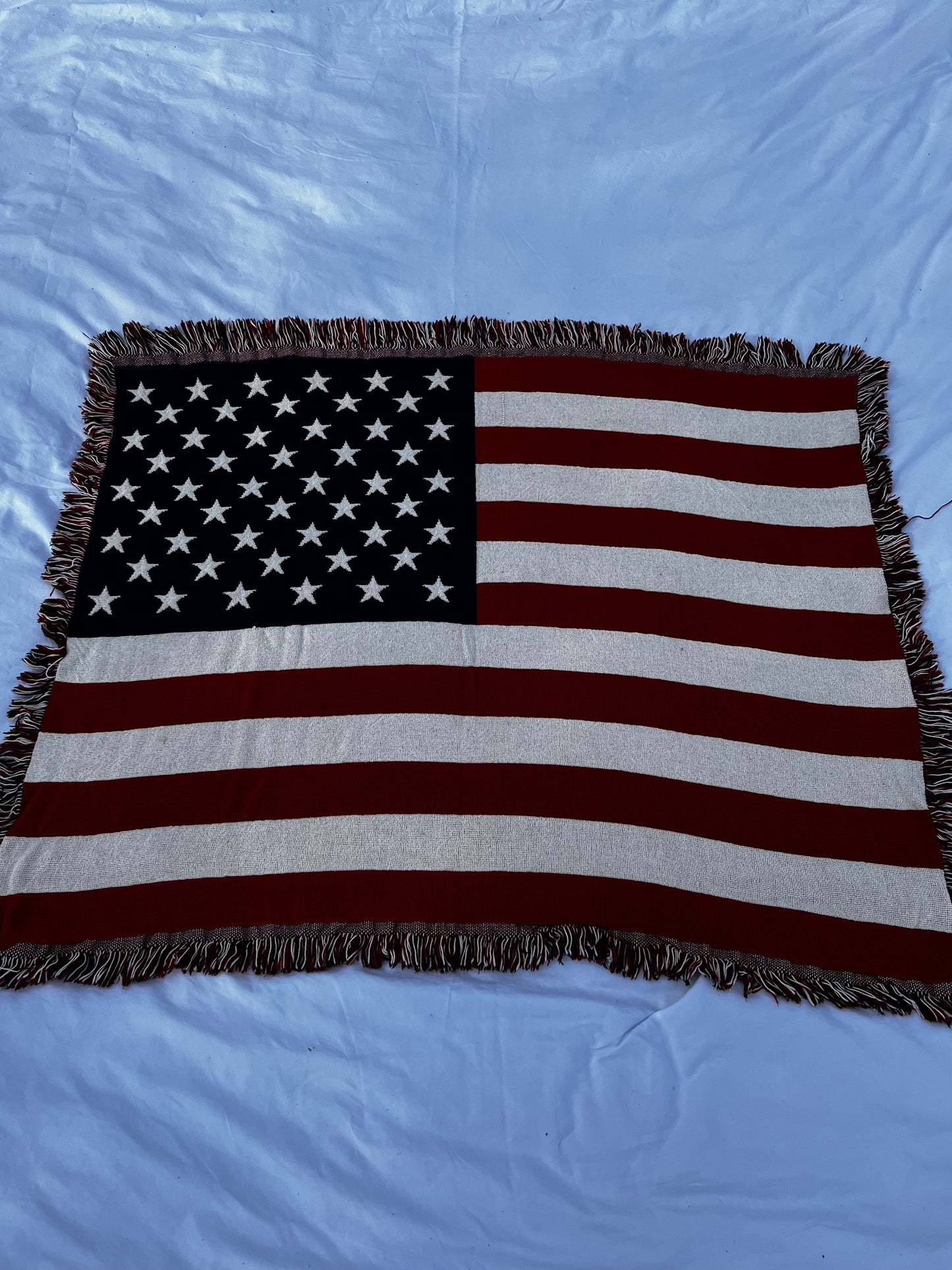 American Flag Throw Blanket