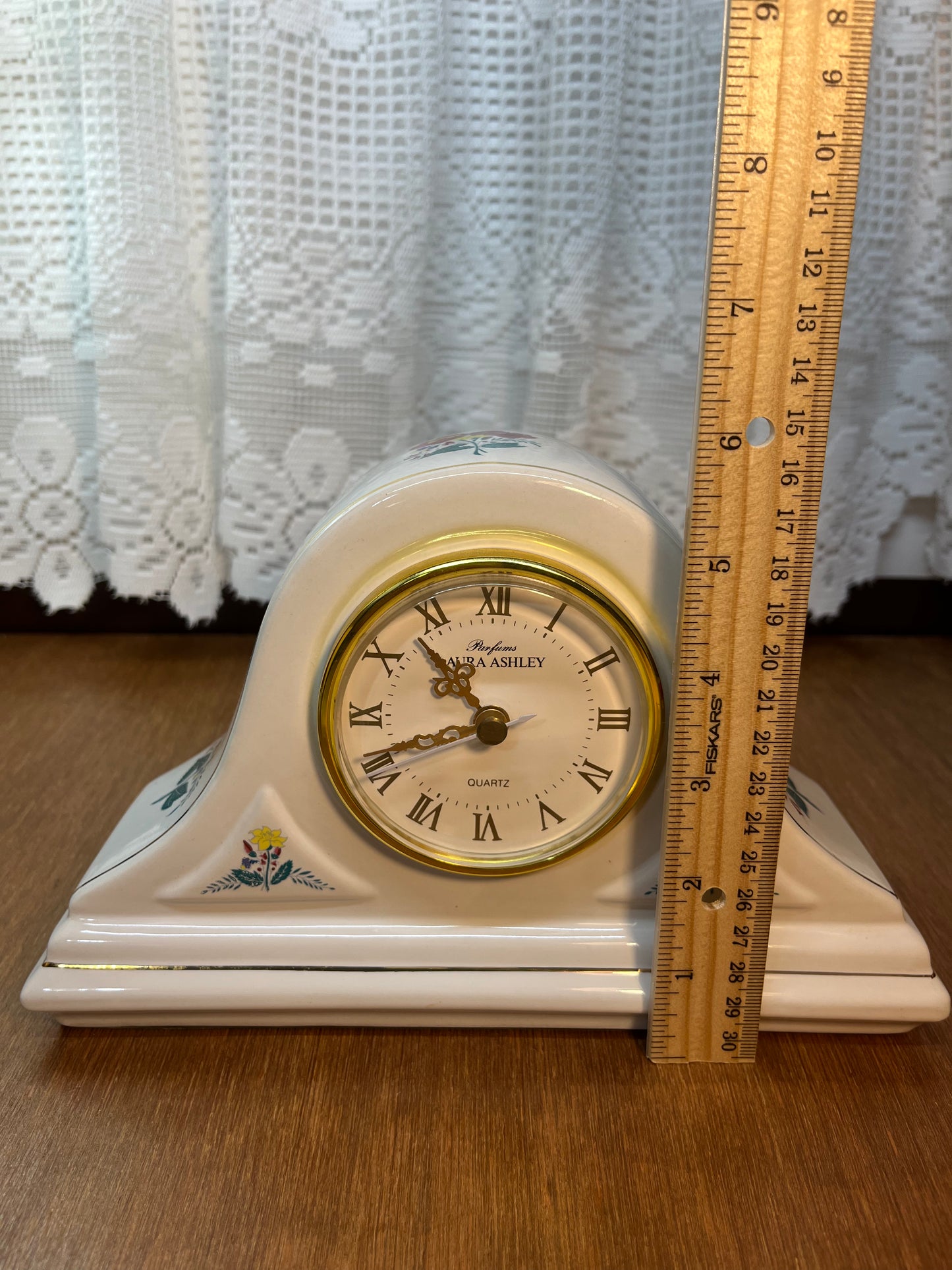 Vintage Quartz Laura Ashley Mantel Clock