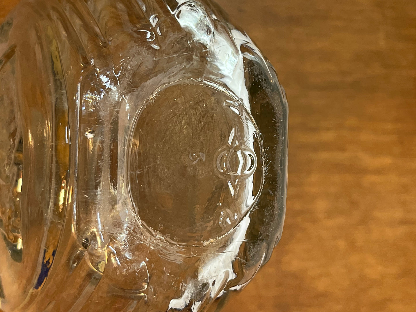 Vintage Clear George Washington Collectible Bottle