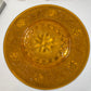 Vintage Amber Tiara Sandwich Glass Plate